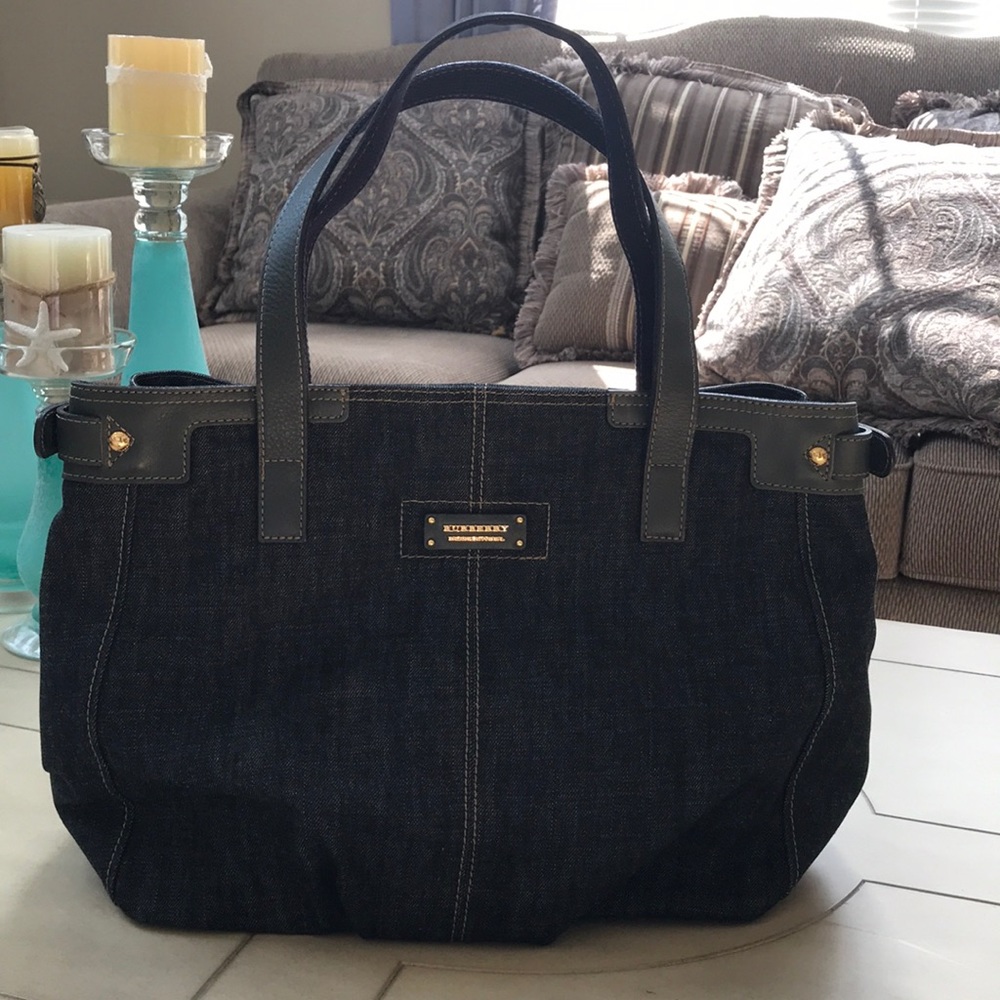 Authentic Burberry Blue Label Denim Bag